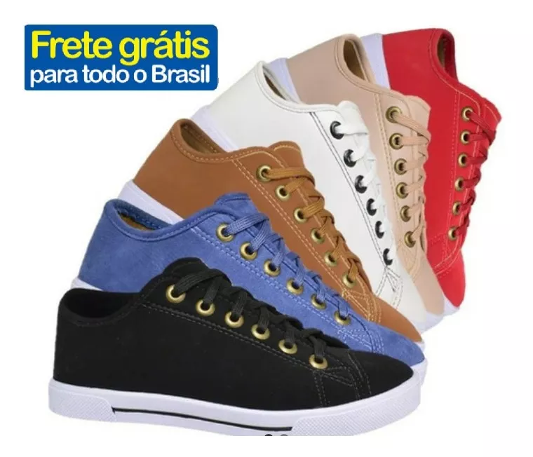 tenis casual feminino frete gratis