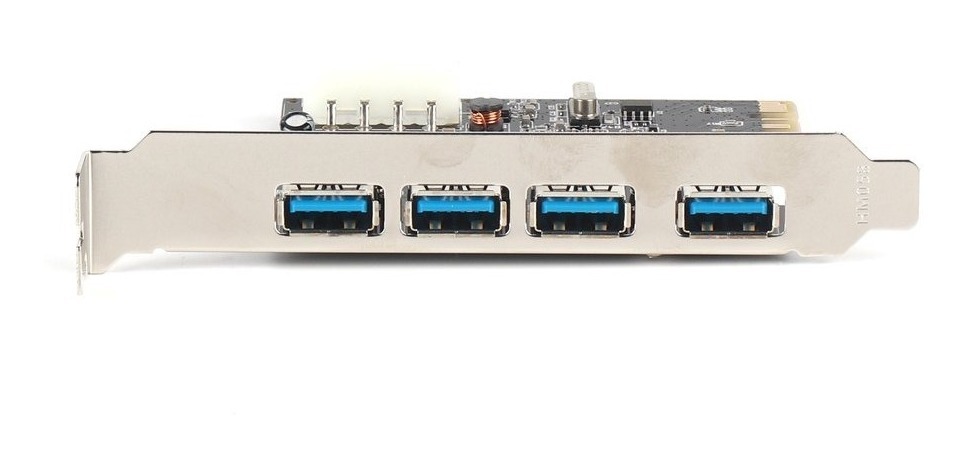 plateado Adaptador de tarjeta PCI PCI-E PCI-E superspeed USB 3.0 de 4 puertos a 5 Gbps superspeed superspeed s/úper r/ápido de alta capacidad para XP para Vista para Win7