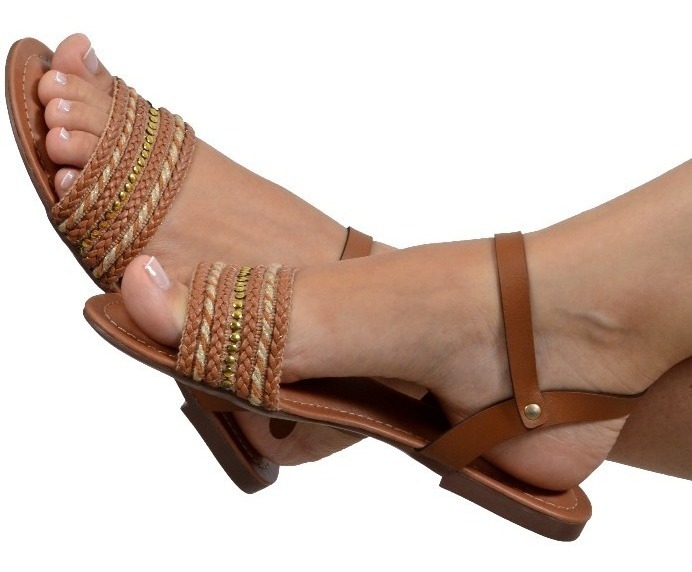sandalia rasteira feminina mercado livre