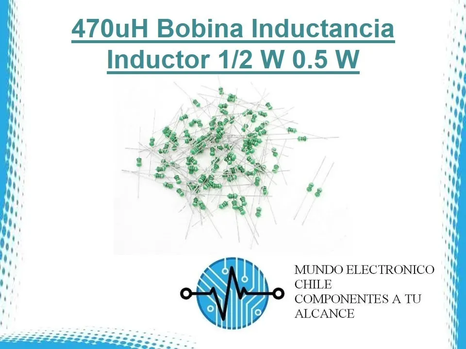 Bobina Inductor 20 un 470uH 0.5W