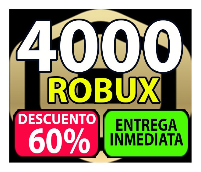 4000 Robux Roblox Garantizado El Mejor Precio 1 399 00 En Mercado Libre - precios de robux
