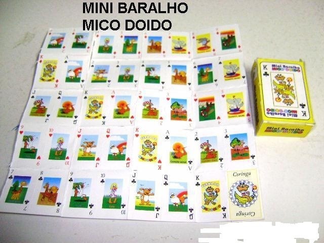 48 Mini Baralho Mico Doido Educativo Envio Imediato - R 