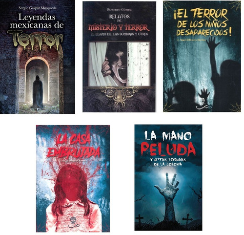 5 Libros De Leyenda, Misterio Y Terror Nuevos Envio Gratis