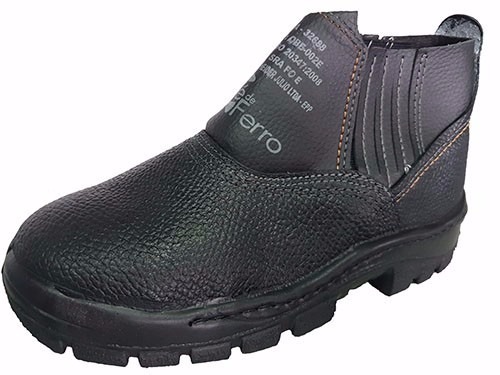 5 Pares Botina De Segurança Sem Bico Elastico Pe De Ferro - R$ 179,90 em Mercado Livre