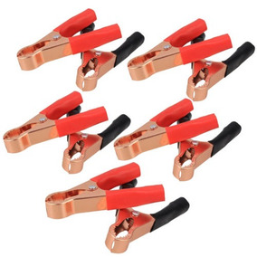 10 o 20 10amp Pinzas Cocodrilo Para Puntas De Prueba Cocodrilo Clip Batería Pack de 5