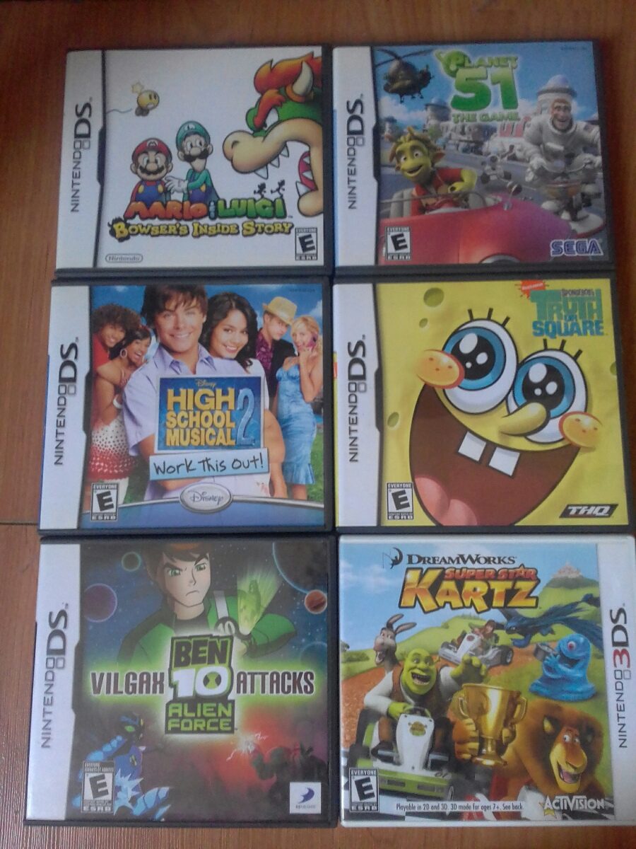 5 Video Juegos Para Nintendo Ds Y 1 Para Nintendo 3ds ...