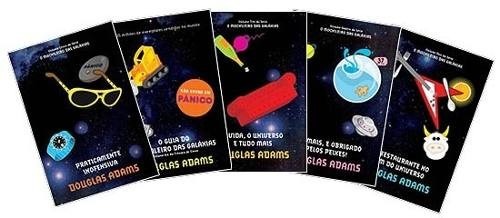 5 Volumes Coleção O Guia Do Mochileiro Das Galaxia - Lacrado - R ...