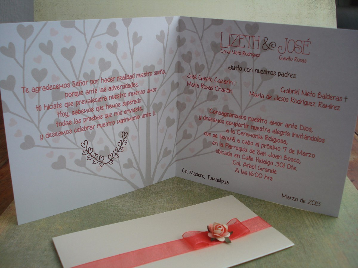 50 Invitaciones Boda, Las Más Bonitas! Elegantes, Diseño 