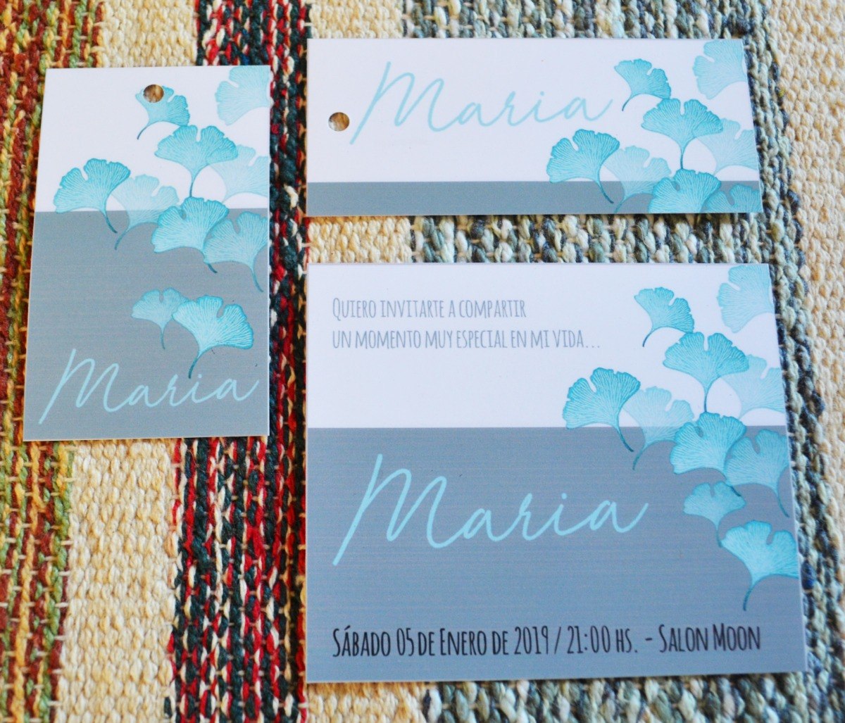 50 tarjetas de invitación