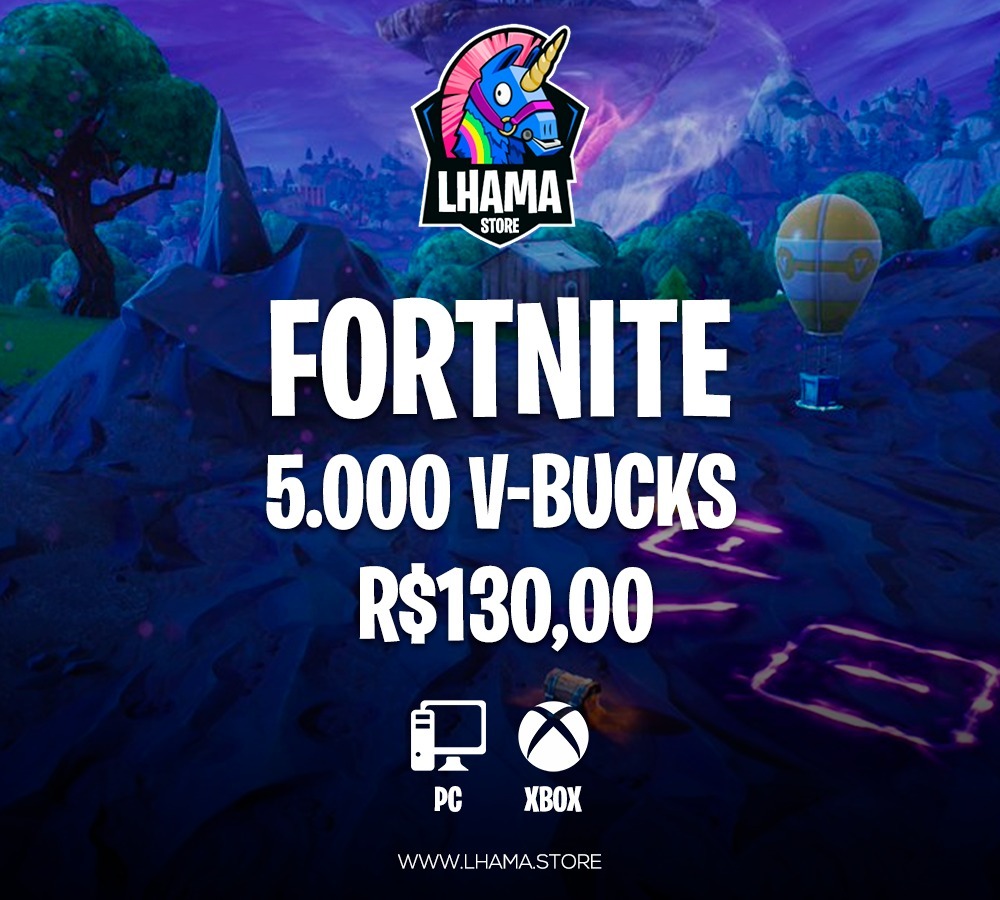 5.000 V-bucks Para Fortnite - Pc & Xbox - R$ 6,00 em ... - 1000 x 900 jpeg 185kB