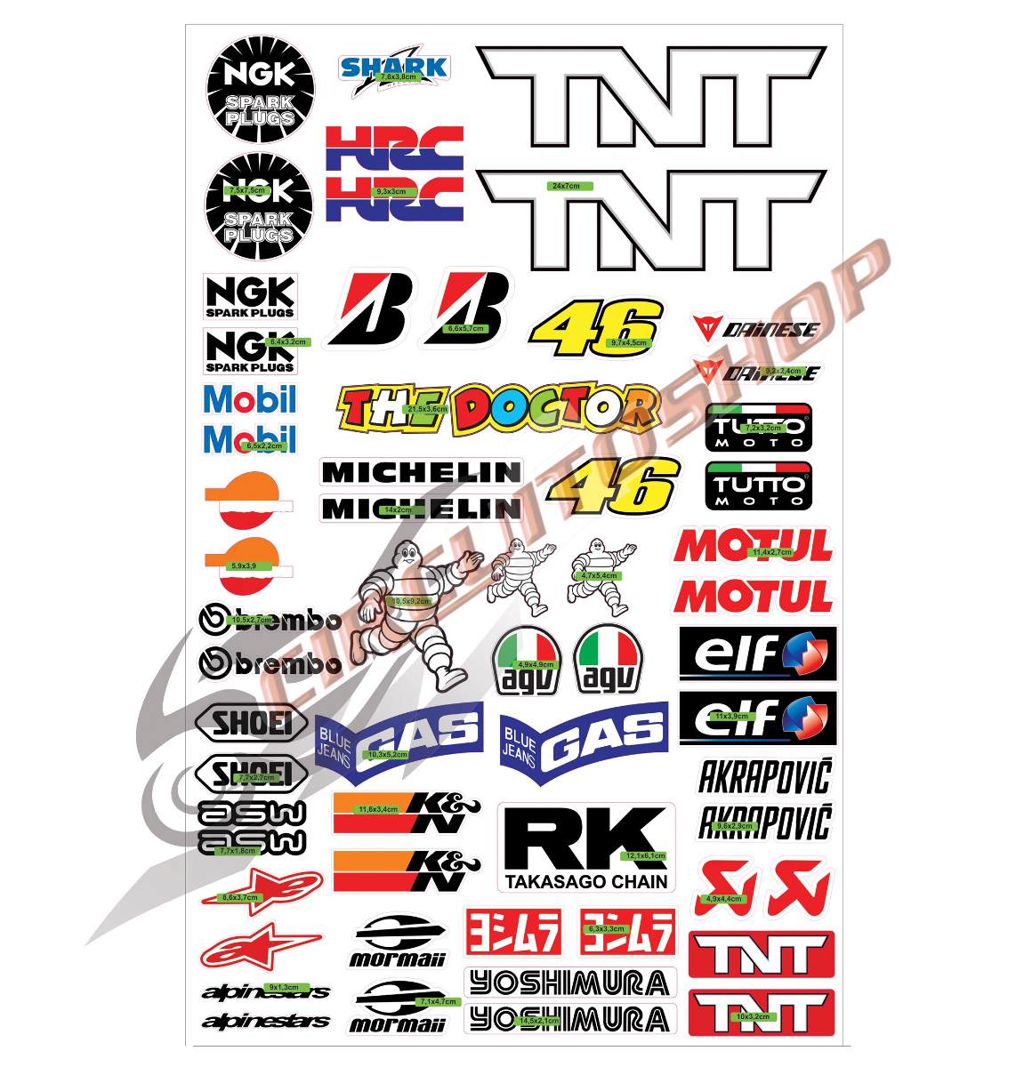 56 Adesivos Refletivos Moto Gp Tnt Cb Capacete Frete Armario Sala Jantar ~ 56 Adesivos Refletivos Moto Gp Tnt Cb Capacete Frete