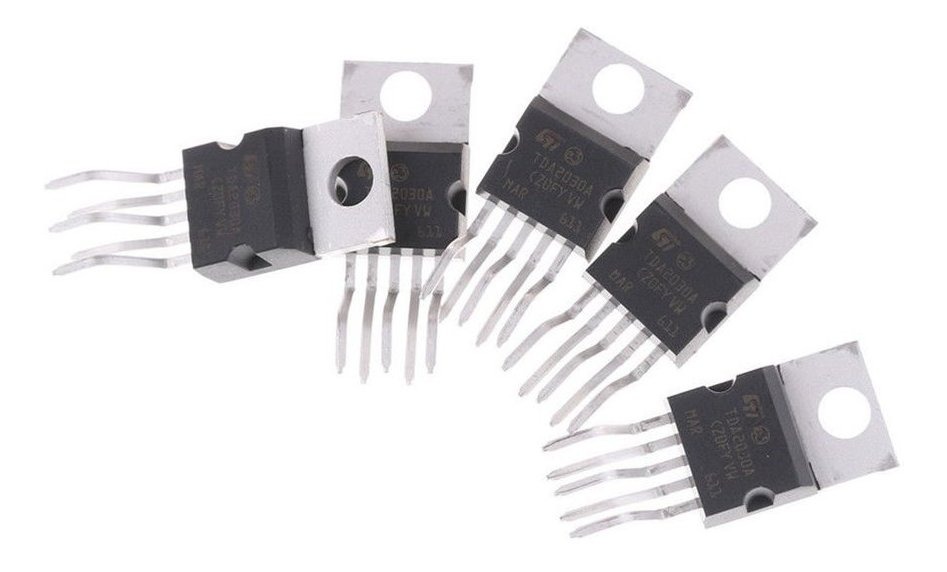 10Pcs TDA2030A TDA2030 TO-220 18W Hi-Fi Amplifier 35W Low Power Driver IC ST UK