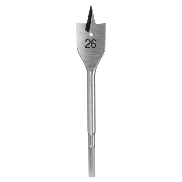 Broca plana de pala de 6 17 mm taladro hexagonal cortador de agujeros taladro de pala de madera 40 mm para madera