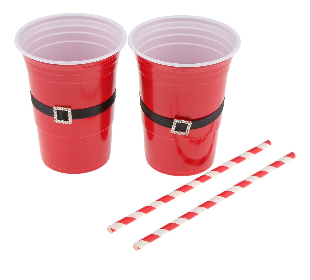 Pong de la cerveza roja de parte de la taza tazas tazas fiesta juego 50 pzs.