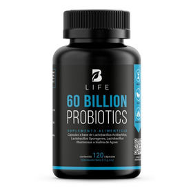 60 Billones De Probióticos/prebióticos 120 Cápulas B Life