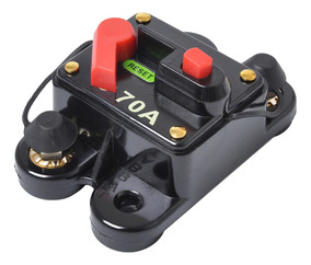 24V 60A 01 Disyuntor Interruptor Cortacircuitos para Circuito de Est/ére-o de Autom/óvil//Portafusibles para Coche 12V