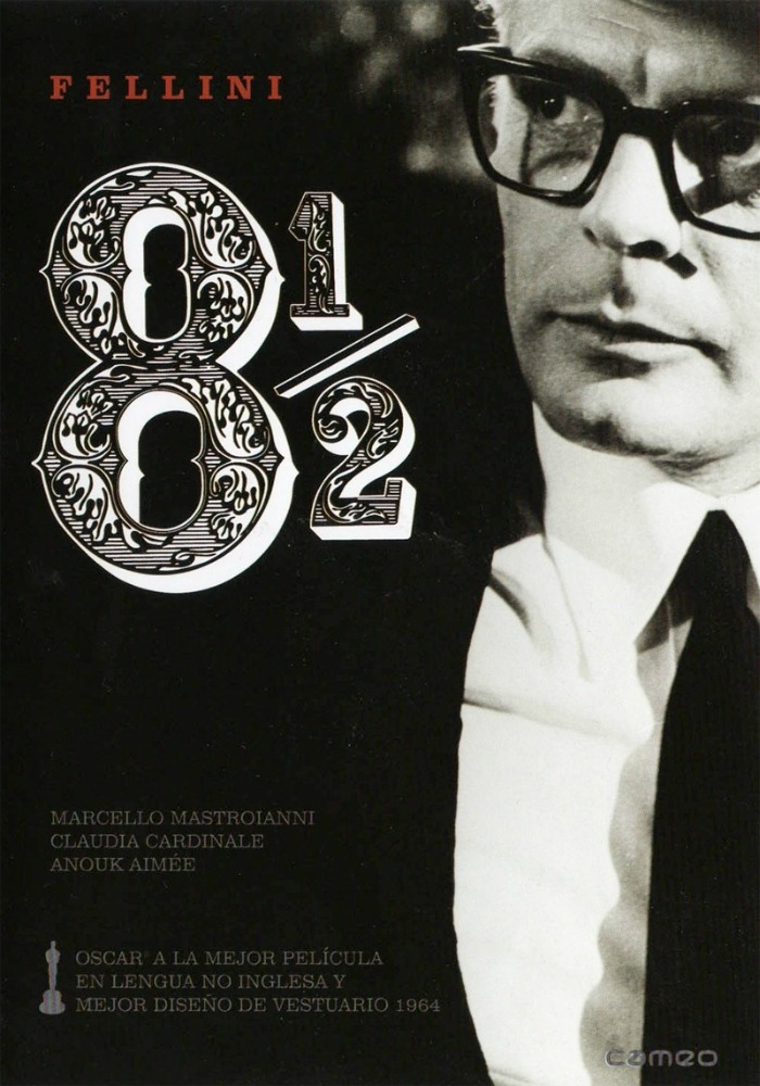 8 1 2 De Federico Fellini Pelicula Dvd 89 00 En Mercado Libre