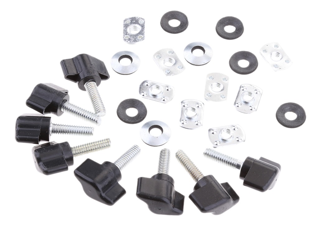 8 Juegos R/ápido Quitar Dura Parte Superior Sujetadores Tuercas Tornillos para Jeep Wrangler Yj Tj Jk