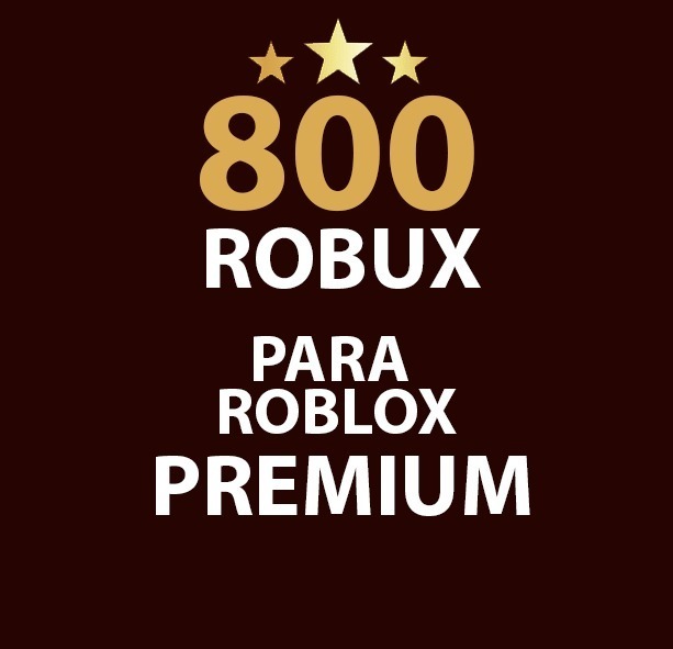 800 Robux Para Cuentas Premium Compraypaga 28 999 En Mercado Libre - imagenes de 800 robux