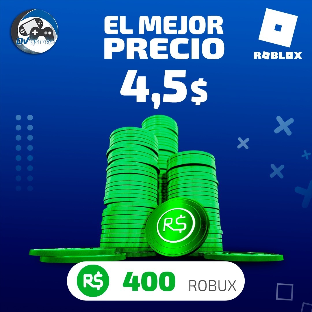 800 Robux Roblox Todas Las Plataformas Entrega Rapida U S 9 00 En Mercado Libre - precios de robux