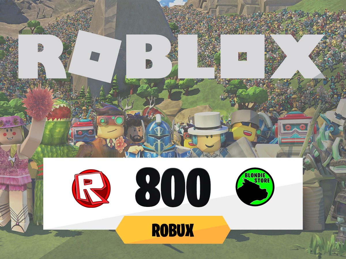 800 Robux Roblox At Todos Los Días On At Mercadolider - roblox new robux logo 2019