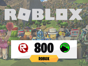 800 Robux Roblox At Todos Los Días On At Mercadolider - roblox bigger head roblox robux 99 cents