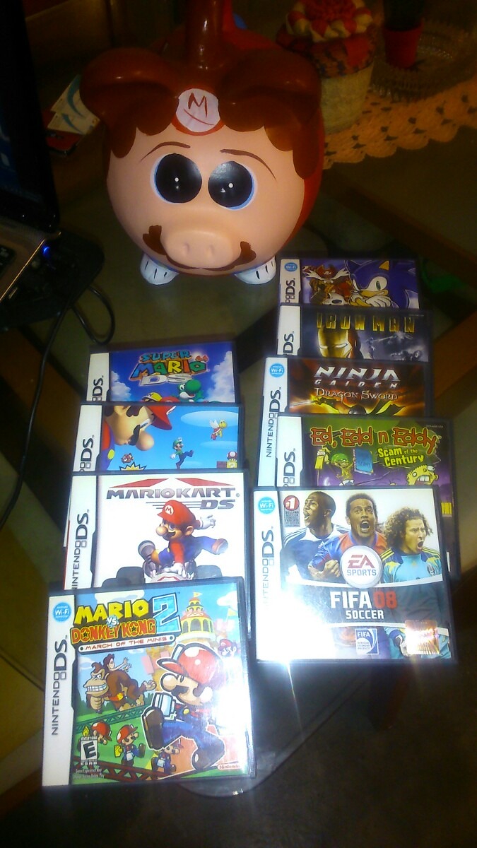 9 Juegos Nintendo Ds Lite, Con Cajas Y Manuales ...