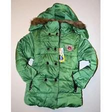 Camperas Importadas Impermeables Niños, Tipo Uniqlo Con Piel