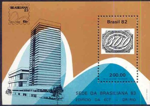 3604 Brasil - Bloco Nº 55  Brasiliana 83  1982 Novo