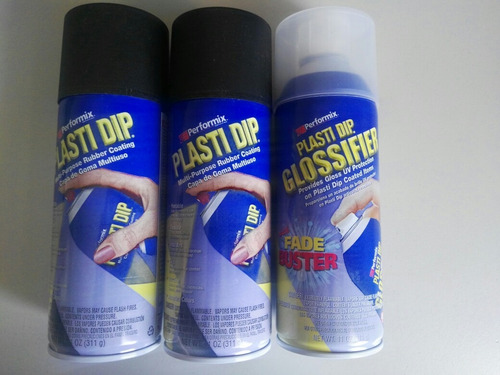 Kit Pinta Rines Plastidip Plasti Dip Negro Brillante Foto 4