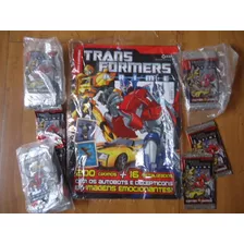 Álbum De Fig. Transformers Prime + 65 Pacotinhos Lacrados