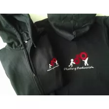 Campera Canguro Frisa Con Capucha Forrada - Ponele Tu Logo!