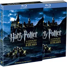 Blu-ray - Coleção Harry Potter 1-7b (8 Discos)