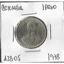 Colombia 1 Peso 1978 Jer428.05