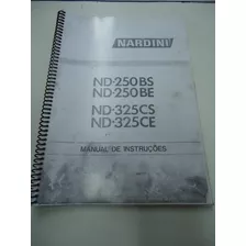 Manual Torno Nardini Nd 250/ 325 Be / Bs