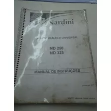 Manual Torno Nardini Nd 250/ 325