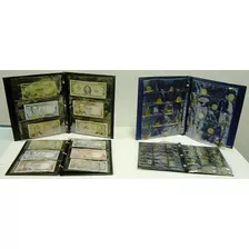 60 Hojas Acetatos Carta Coleccionar 1200 Monedas Oferta