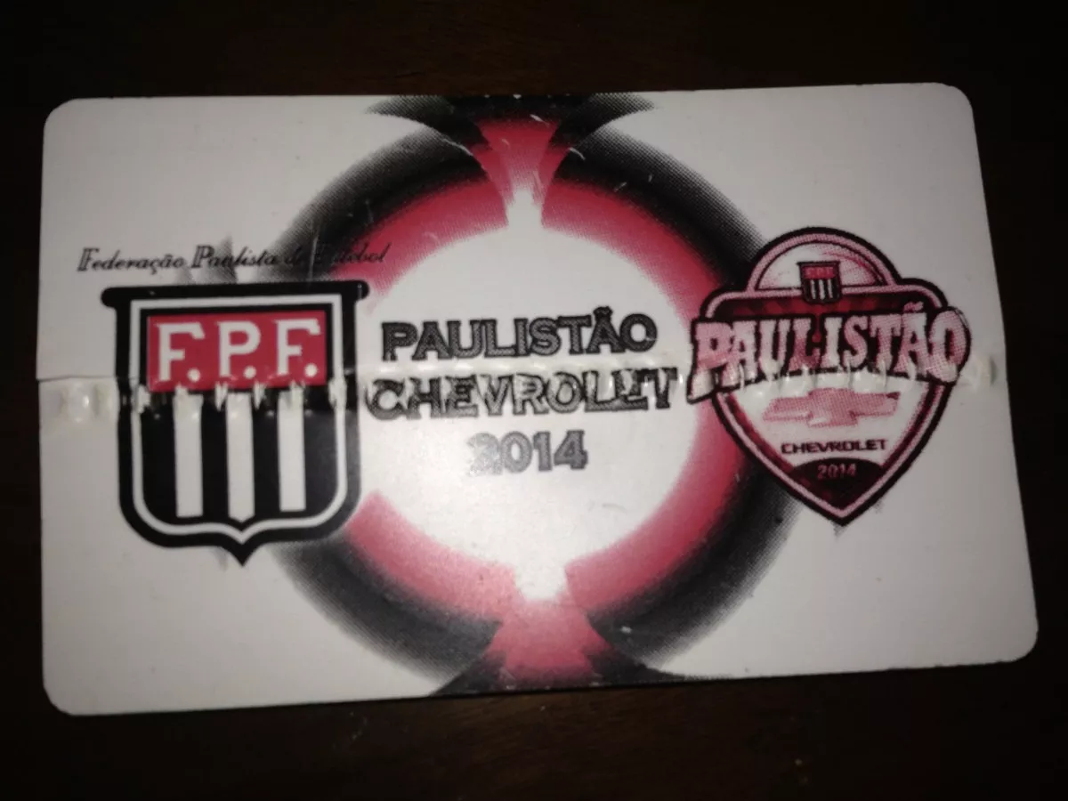 Ingresso Cartao Paulista X Palmeiras - Futebol Paulistão