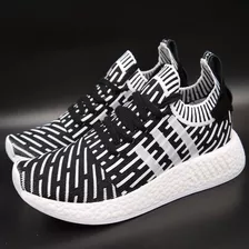 Tênis adidas Nmd R2 Primeknit Pk Boost Cinza Corrida Runner