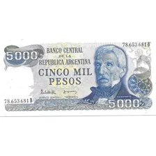 Billete 5000 Pesos Ley Bottero 2477 Tirada Corta Oferta!!!!!