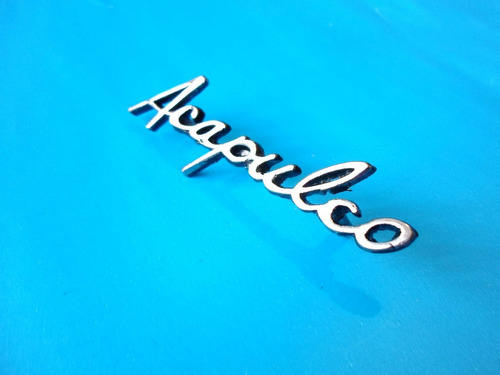Emblema  Acapulco Plymouth Valiant Clasico Foto 3