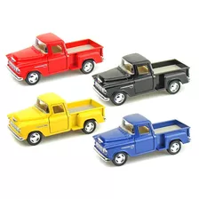 Perudiecast Kinsmart 1955 Chevy Stepside Pick-up Escala 1:32