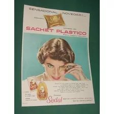 Publicidad Sedal Chapú Sachet Plastico En Polvo Liquido