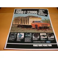 Folder Ford Caminhao F-22000 80 1980 81 1981 82 1982 Diesel