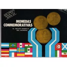 Blister 6 Monedas Mundial De Futbol Argentina Año 1977 1978