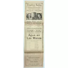 Teatro Solis Programa Montevideo Uruguay 1949 (a)