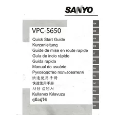 Manual Camara Digital Sanyo Vpc- S650