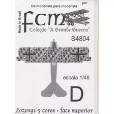 Folha De Decais Fcm Para Plastimodelo Ref. 48-04