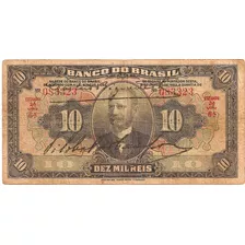 Brasil - R-204a, 10 Mil Réis, 1930 Autografada, Série 6, Mbc