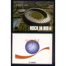 Cartela De Selos Rock In Rio Ii - Cazuza E Raul Seixas 